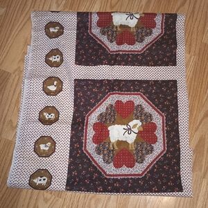 Vintage Cotton Fabric. 4 Yards